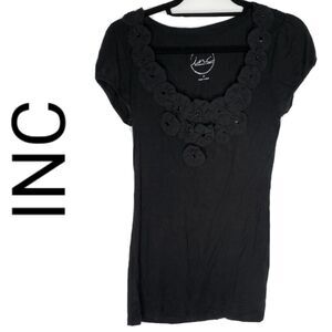 INC BLOUSE - BLACK
